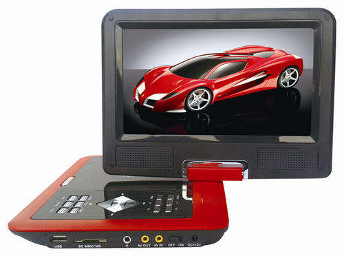 9.8" Portable DVD w/  TV Player/receiver + Card reader, MP3 & Game player, remote controlled