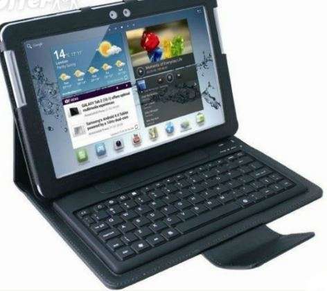 Samsung Galaxy Tab Bluetooth Wireless Keyboard w/ Protective Case 7.7 inch