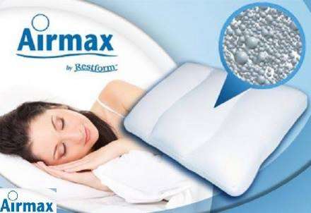 Airmax Pillow by Restform, the perfect pillow that adjusts to your sleeping position