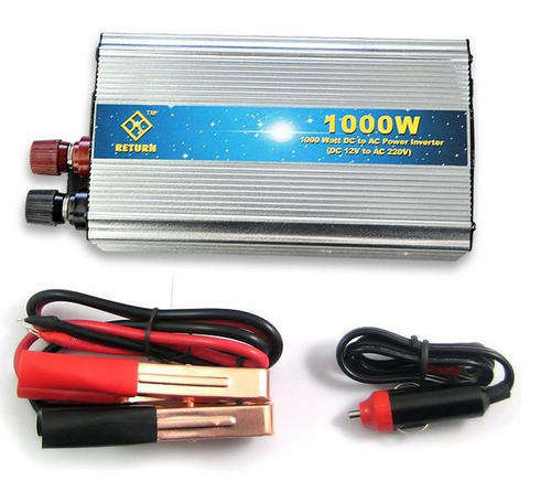 1000w Power Inverter -  DC 12V to AC 220V - Great accessory for Solar or car battery