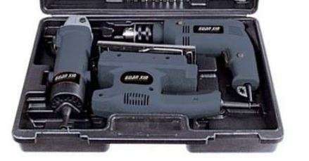 Power Tool Set (Impact Drill, Angle Grinder, Jig Saw)  3 in 1