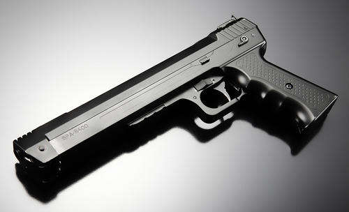 Air Pistol Gun, Totally Recoilless, Highly Accurate, No CO2 Required