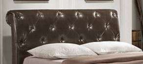 Hazlo Faux Leather Headboard (Brown)