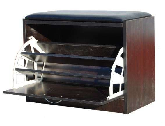 Storage Shoes Cabinet Ottoman with Stool/Seat