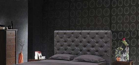 Hazlo Faux Leather Headboard - Queen (brown Colour)