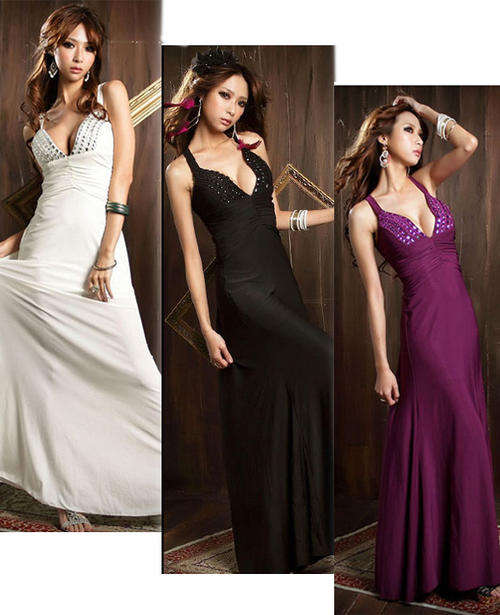Full Length Women Evening Gown Long dress