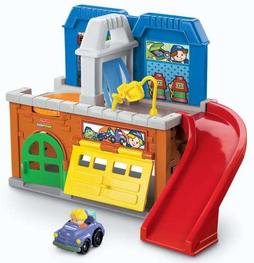 Fisher-Price Little People Wheelies Stow 'n Tow Garage