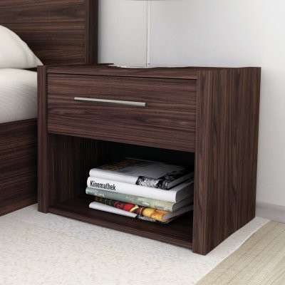 Side Pedestal Bedside Table with Draw