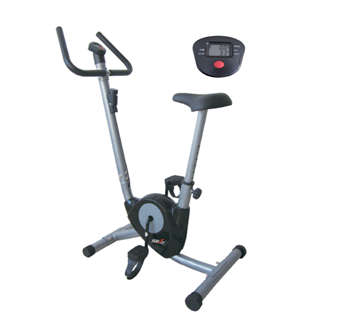 Self-Designed Exercise Bike with Belt friction system, Time, scan, speed, distance & calorie