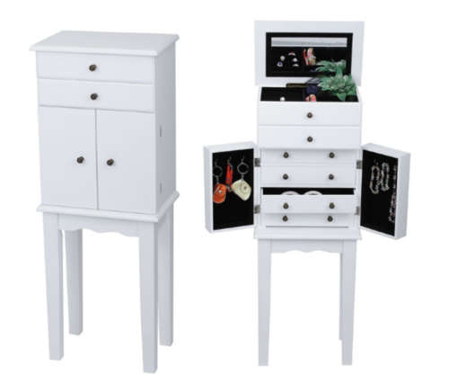 Mirror Jewellery Cabinet Storage Box