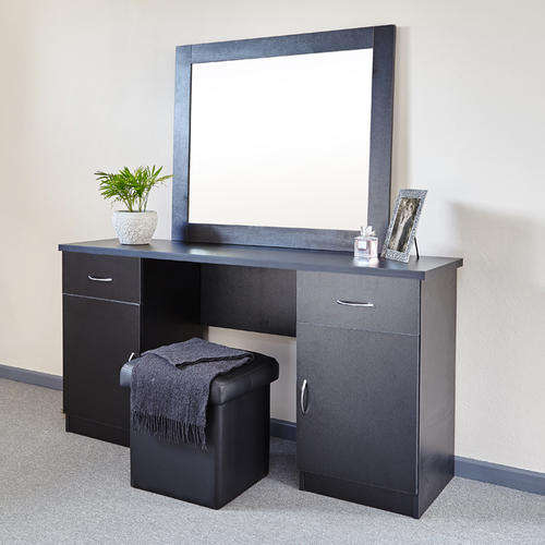 Mirrored Bedroom Dressing table with stool and drawers