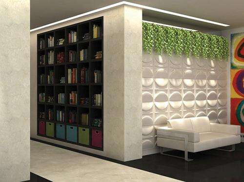 Paintable 3D Wall Panel Tiles (Adel)