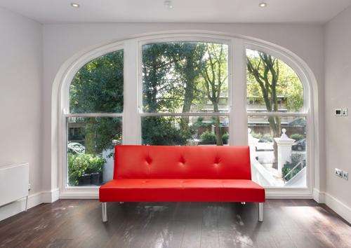 Stunning Leatherette  Sofa Bed / Sleeper Couch -  Black and Red available