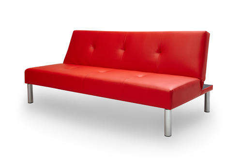 Stunning Leatherette  Sofa Bed / Sleeper Couch -  Black and Red available