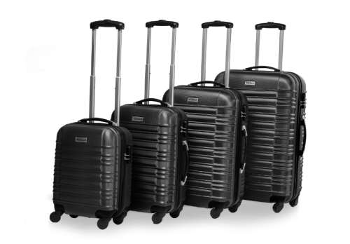 4 Piece ABS Trolley Luggage Bag Set