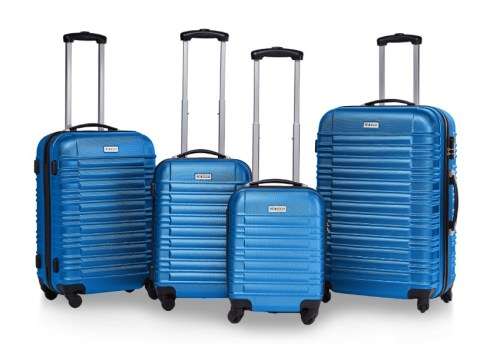 4 Piece ABS Trolley Luggage Bag Set