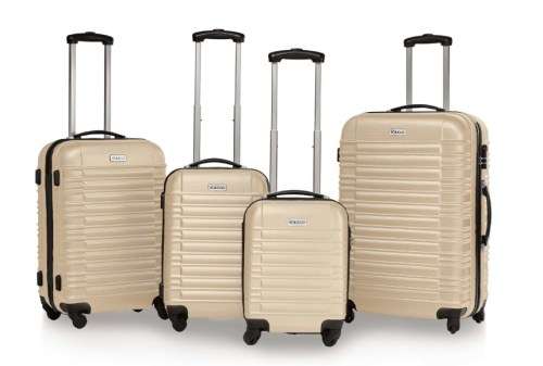 4 Piece ABS Trolley Luggage Bag Set