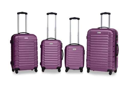 4 Piece ABS Trolley Luggage Bag Set