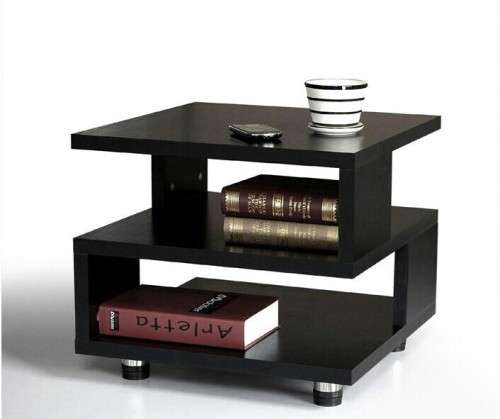 Hazlo Attractive Modern Square Coffee Table (Red or White)