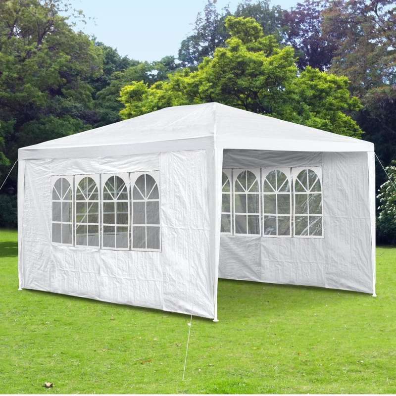 Hazlo 3 x 4m Gazebo Folding Tent Marquee with Side Walls