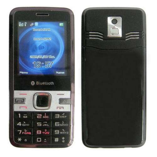 Quad Band, Dual sim Cell Phone, -- MP3, FM, GPRS, Bluetooth, Camera