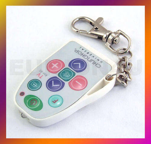 Universal IR Mini TV Spy Remote Control Keychain