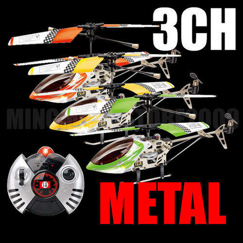 METAL 3CH IR RC Remote Control Helicopter