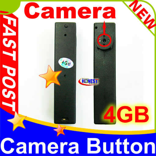 4GB Spy Video Audio Camera - Chewing Gum sized button DVR digital Camcorder. mini hidden camera