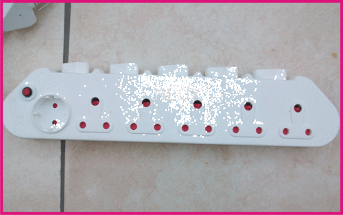 New Multiplug w/ 0.5M Cord 5X 16AMP And  6X 5AMP Sockets