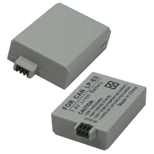 LP-E5 Battery for Canon EOS Rebel XS XSi 450D 500D 1000D T1i (LPE5) 1500mAh