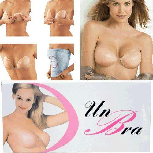 UnBra Silicon Bra Cups (Push up your bra size) Soft and invisible