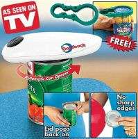 One Touch Can Opener - As Seen On TV + Free Jar Opener