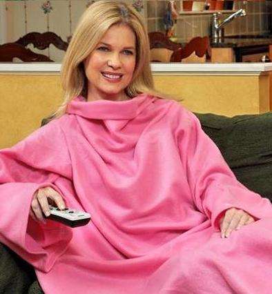 New Snuggie Blanket with Sleeves!  *PINK* 1 Size fits all. Total warmth & Comfort