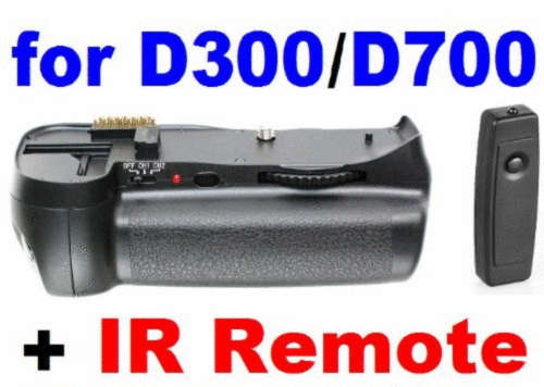 Brand New  Battery Grip For Nikon D300 / D300S / D700 (MB-D10) w/ IR Remote