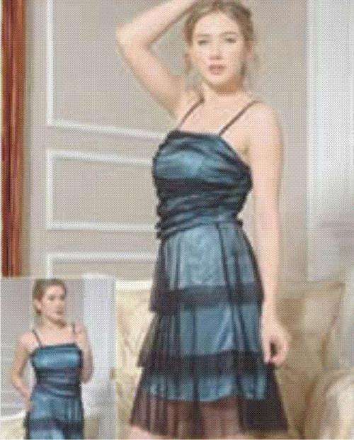 Brand new Gauze  thin, translucent fabric with a loose open weave dress
