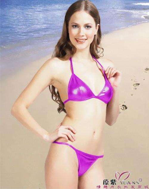 Sexy Lingerie Swimsuit Fabric Bikini Set