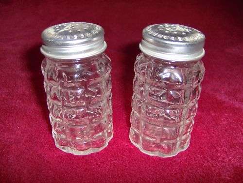 Bradn new Clear Glass Salt & Pepper Shakers