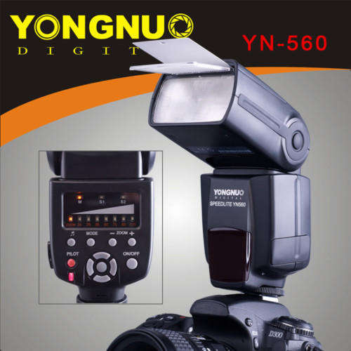 YN-560 Flash Speedlite Canon 1D 5D II 7D 50D 60D 30D D700 D300 D200 D100 D5000 D3000 D1000 D90 XS T1