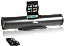 iMusic Portable Multi-Functional Dock Speaker System, iPod Dock, FM Radio, Alarm Clock, MP3, MP4