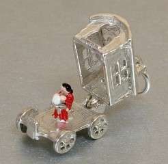 STERLING SILVER OPENING GYPSY CARAVAN CHARM