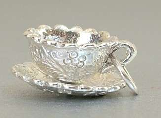 STERLING SILVER MOVING YOU ARE MY CUP OF TEA CHARM