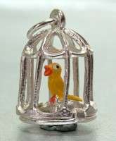 STERLING SILVER TWEETY PIE IN CAGE CHARM