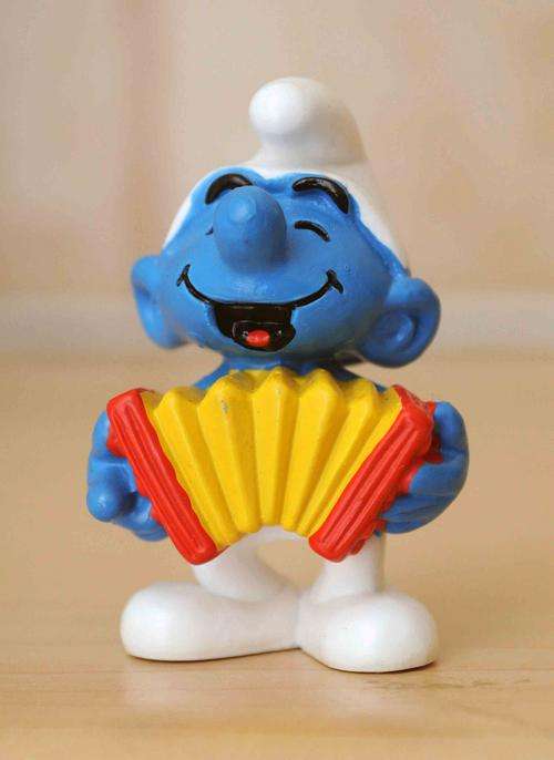 Schleich Accordian Smurf - MINT (Smurf 20225)