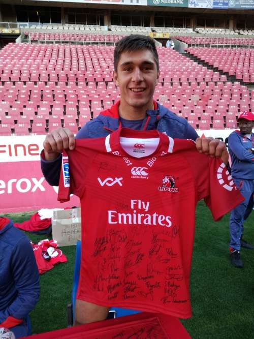 Lions Super Rugby 2017 Signed Jersey