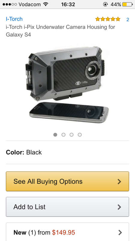 i-Pix Samsung S4 Underwater Casing for diving