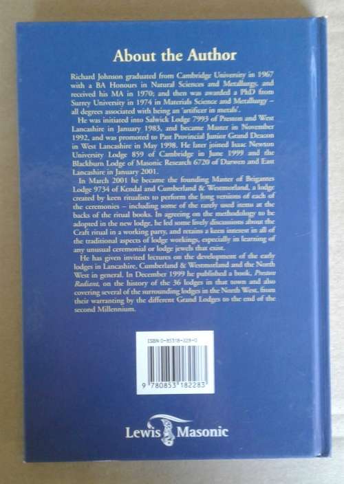 Assistant Officers. Lewis Masonic.  Hardcover