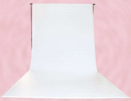 Brand new White / Black PVC Photo backdrop with aluminium support