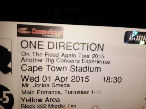 One Direction Ticket