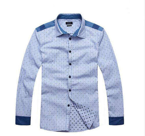 **Men's Quality Patched Long Sleeve Shirt by ZARA**
