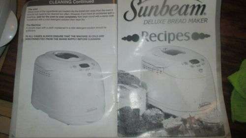 Sunbeam  deluxe Bread Maker - Jam/Cake/etc